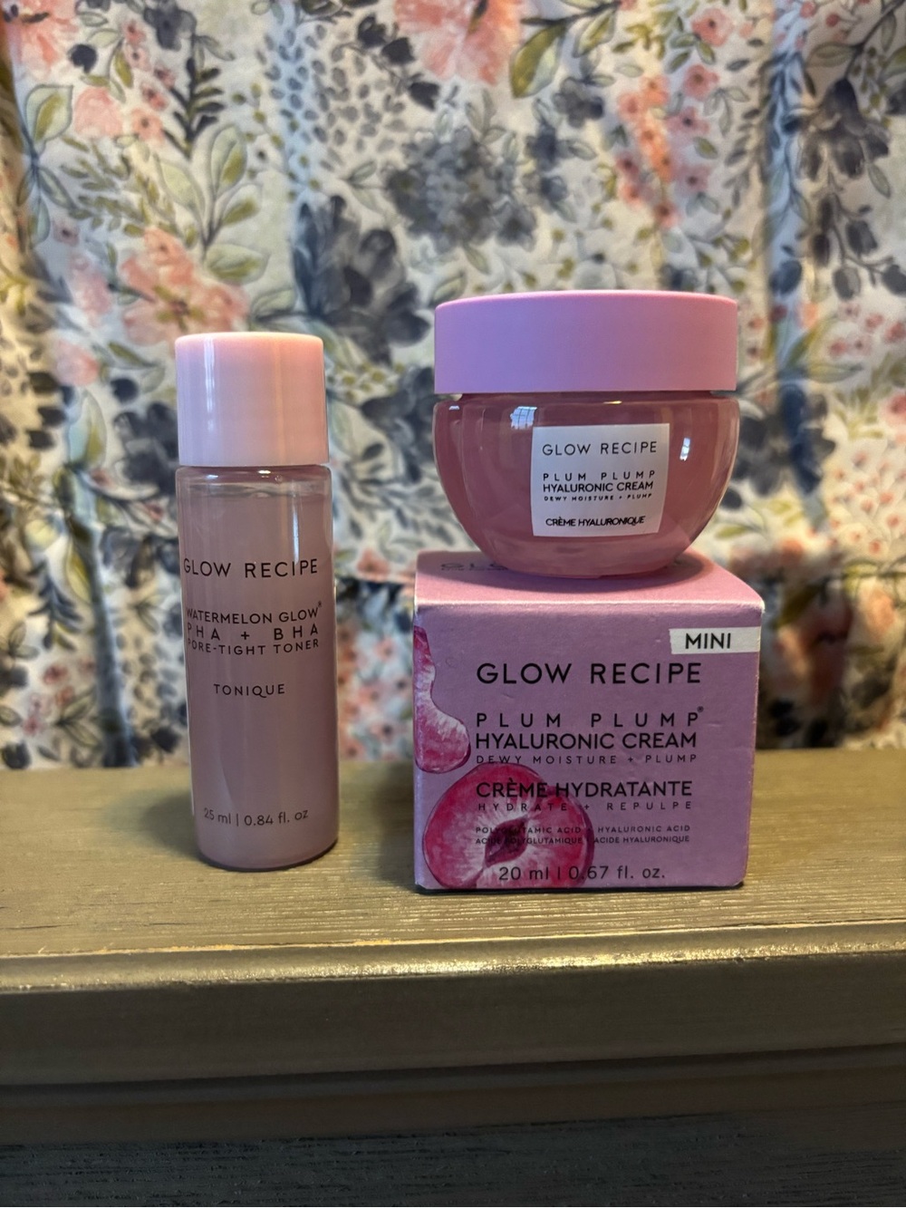Glow Recipe Plum Plump Hyaluronic Cream + Watermelon Glow Toner Duo